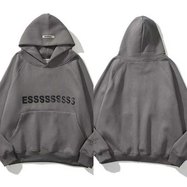 

men's luxury classics tracksuits esss ential sweatshirts letter hoodies men women sportswear hooded pant coat sweater pullover couple, Black