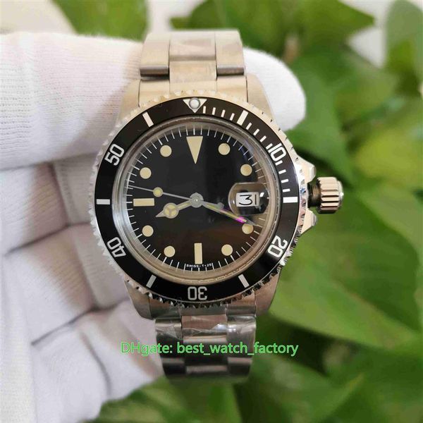 

selling watches classic 40mm vintage 1680 red sub stainless steel asia 2813 movement mechanical automatic mens men264s, Slivery;brown