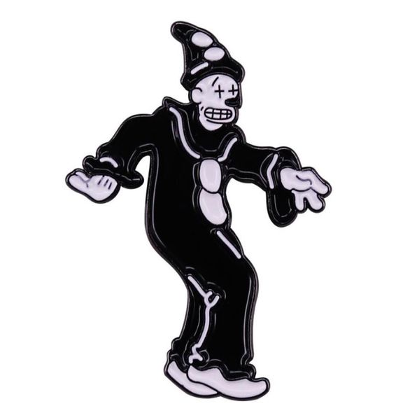 

koko the clown dancing enamel pin brooch funny badge fashion jewelry decor2415514, Blue