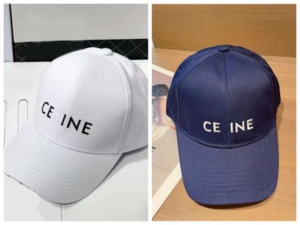 

fashion mens designer hat womens baseball cap celins s fitted hats letter summer snapback sunshade sport embroidery casquette beach luxury h, Blue;gray