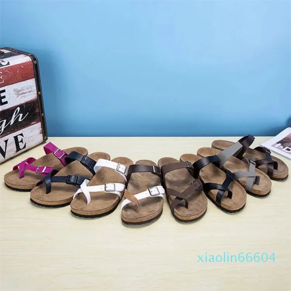 

2023 new casual shoes boston cork couple slippers scuffs classic clogs fashion mens womens designer slides autumn winter trend luxury woody, Black