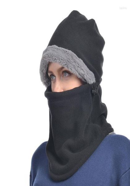 

berets winter hats skullies beanies with face mask cove riding windproof ear protect balaclava thick warm knitted cap6475940, Blue;gray
