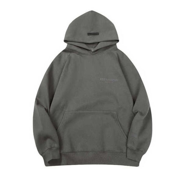 

men's classics luxury tracksuits essentials sweatshirts letter hoodies men women ess sportswear hooded pant coat sweater pullover coup, Gray