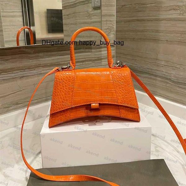 

high genuine quality leather hourglass handle crossbody bags women's men tote luxury designer fashion hourglass shopping wall307i