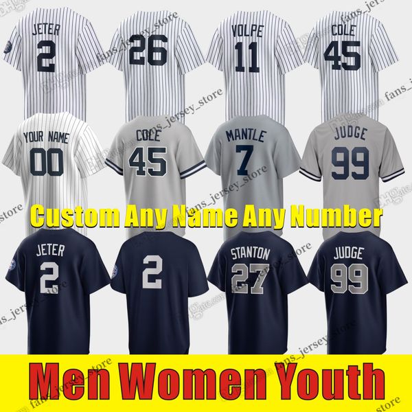 

s-6xl 99 aaron judge baseball jersey gerrit cole giancarlo stanton dj lemahieu anthony volpe derek jeter albert abreu jose trevino oswaldo c, Blue;black