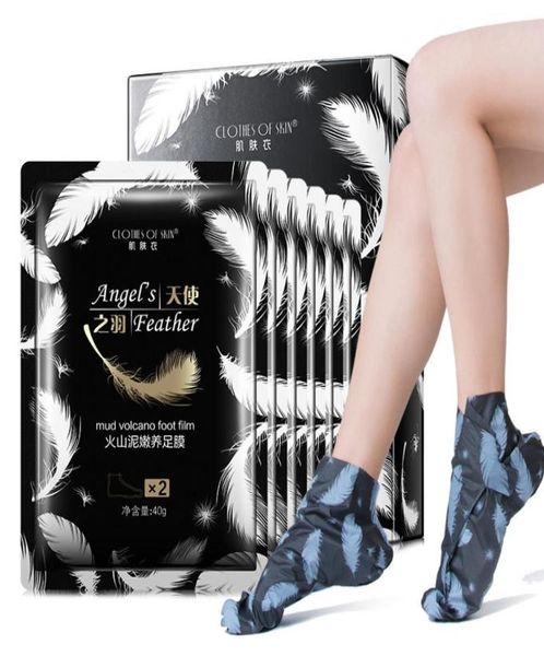 

2pcs volcanic mud moisturizing foot mask exfoliating dead skin removal long type foot mask exfoliation pedicure tools8361153