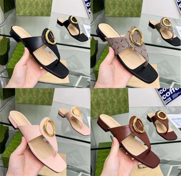 

luxury brand slippers designer rubber slides sandals floral brocade women slipper flat bottoms flip flops womens black brown grey 9637519