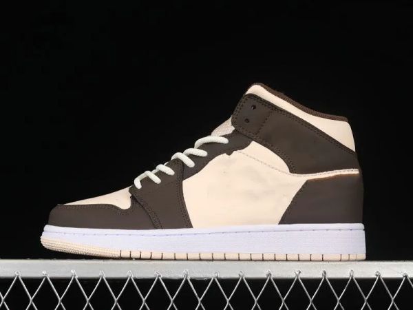 

2023 basketball shoes released jumpman 1 mid brown basalt oatmeal summit white pecan fashion sport zapatos sneakers ship with box