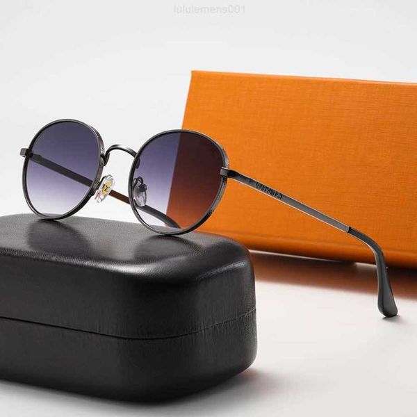 

sunglasses men's and women's 2023 new designer classic luxury coast glasses sunglasses composite metal oversized golden katie fram, White;black