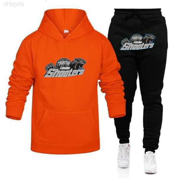 

trapstar shooters men's tracksuit tracksuits autumn printed men winter hoodie set women oversized brand sports suit pant sets 221202 9l, Gray