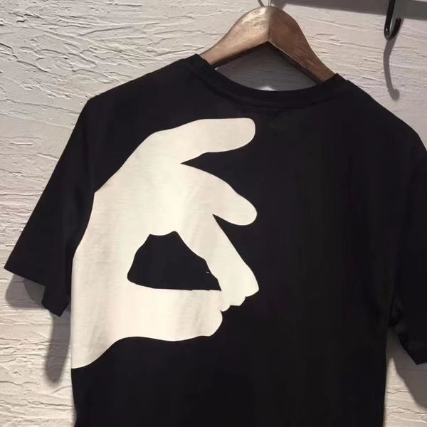 

men's cotton thread fashion summer designer ofs white t shirts luxury cotton loose casual short sleeves oil painting, White;black