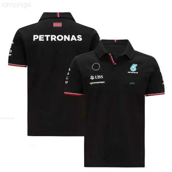 

2023 summer men's short sleeve polo shirts f1 team clothing overalls t-shirts sold new teamx261, White;black