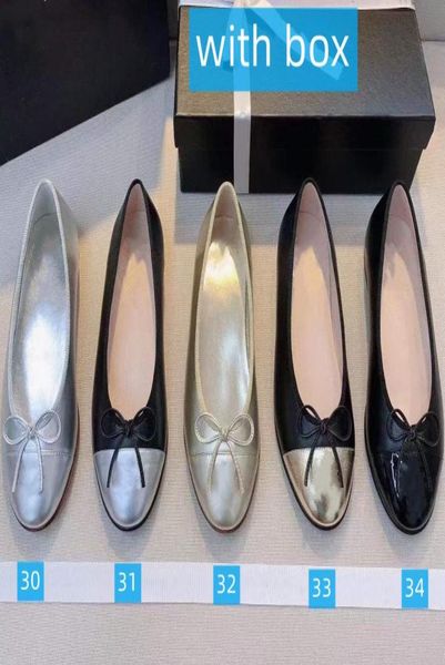 

ballet flat dress shoes ballerinas flats designers womens loafer woman bowtie lambskin calfskin patent leather black white beige p4280476