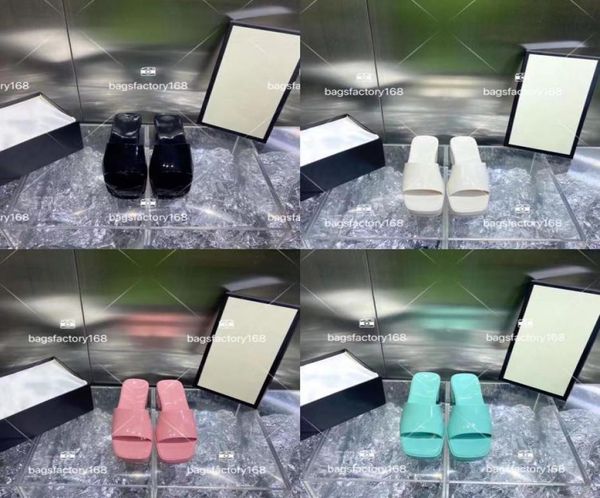 

ladies luxury design jelly slipper gummed frosted face holiday travel essential slippers comfortable feet multi color kitten heels6865620, Black