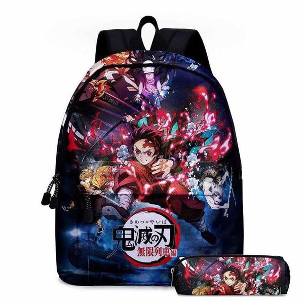 

demon slayer schoolbag cartoon backpack man330y