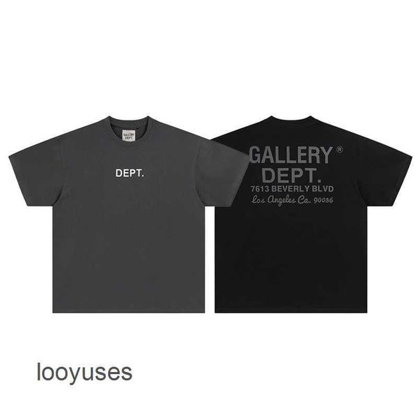 

tshirts t shirt dept galleryes 2023 high mens street fashion letter basic men's women's casual loose oversize short sleeve t-shirt, White;black