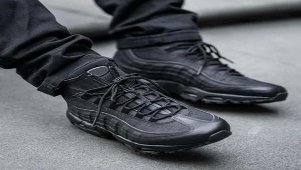 

fashion style 95 boots black men039s cushion sneakers ankle boots hight waterproof work boots men shoes size 40462672323