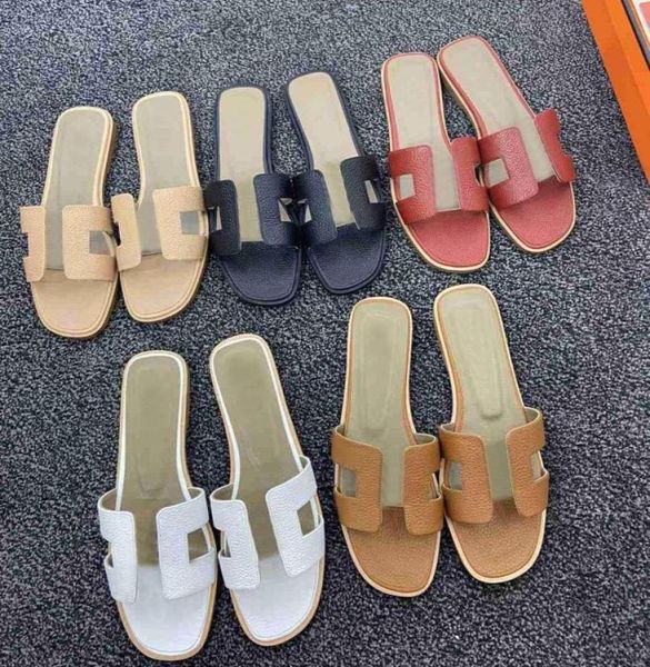 

leading fashion classic women slippers crocodile leather flip flops summer beach smooth size 35426891212, Black