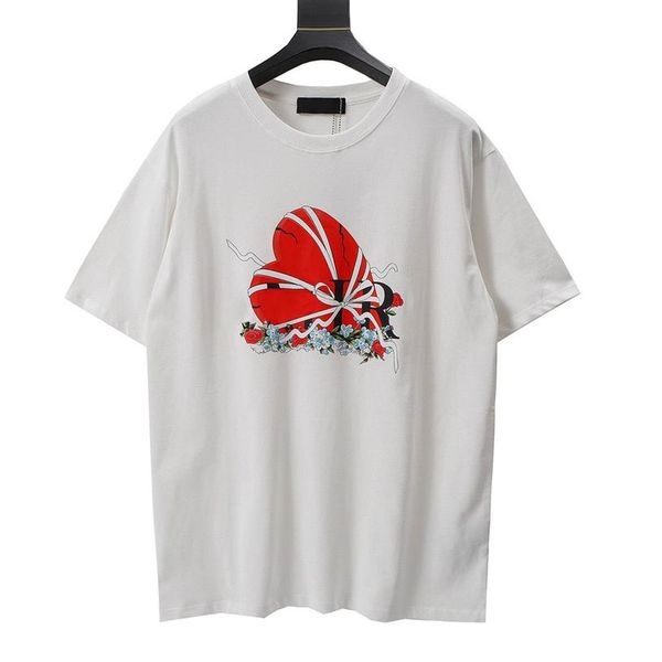 

2022ss spring and summer new high grade cotton printing short sleeve round neck panel t-shirt size m-l-xl--xxxl color black w272r, Black;brown