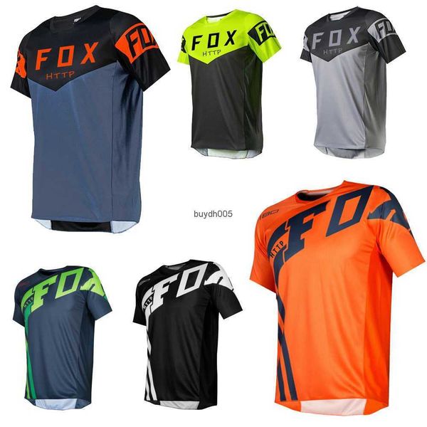 

men's t shirt 2023 new style downhill jerseys short http fox mountain bike mtb offroad dh motorcycle jersey motocross sportwear racing, White;black