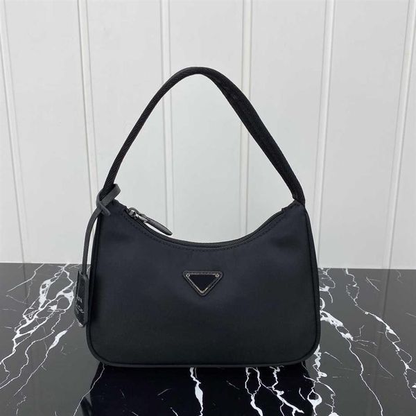 

quality hobo underarm shoulder bags fashion parachute fabric nylon handbags tote luxury designer moon shaped middle evening bag wo206t