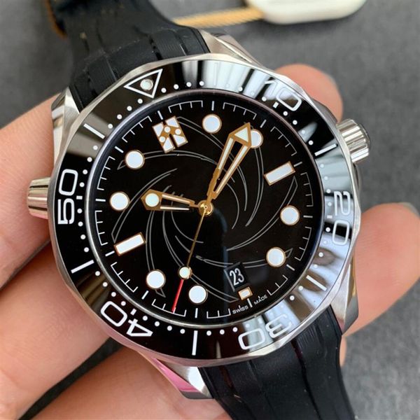 

ceramic bezel men's watch 43mm automatic mechanical movement luminous sapphire waterproof movement self winding fashion watch266p, Slivery;brown