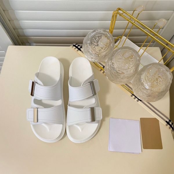 

designer slipper luxury slides brand sandals woman slide men slippers flat bottom flip flop design sneakers leather sandal by 1978 w266 05, Black