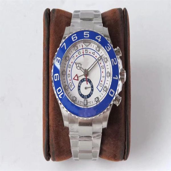 

2021 vr factory watch 44mm blue bezels with chromalight luminous display large second timer feature is available316c, Slivery;brown