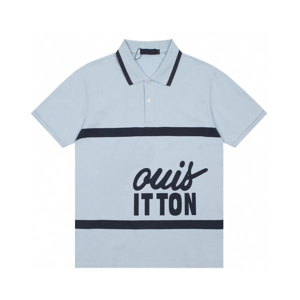 

men's plus tees & polos round neck embroidered and printed polar style summer wear with street pure cotton wd2, Black;brown