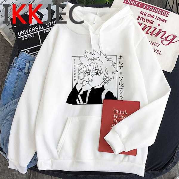 

hxh hunter x hisoka kurapika hoodies men killua zoldyck devil eye sweatshirts anime hip hop hoody streetwear male q1222 33c3n, Black