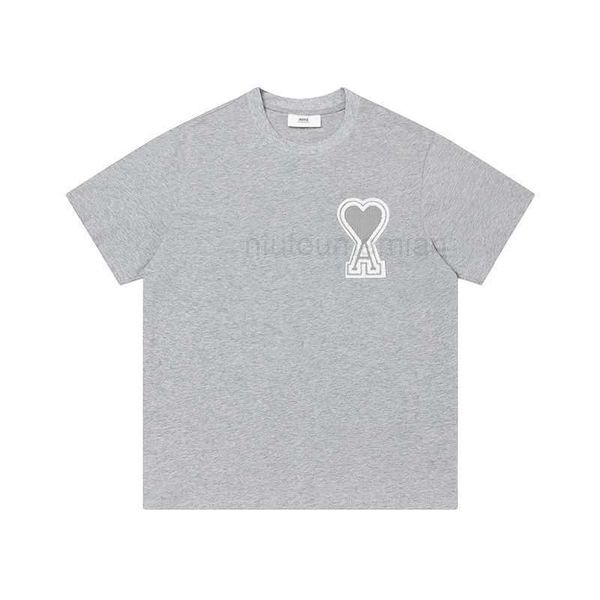 

t shirts for men women ins amis approved love short sleeve hollow couple fashion brand 7x7u, White;black