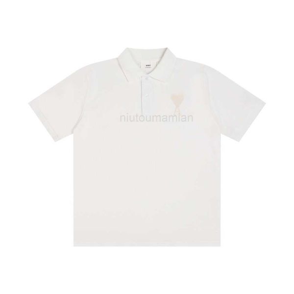 

t shirts for men women women's amis correct short men's sleeve t-shirt embroidered size and love summer couple clothing pearl cott, White;black