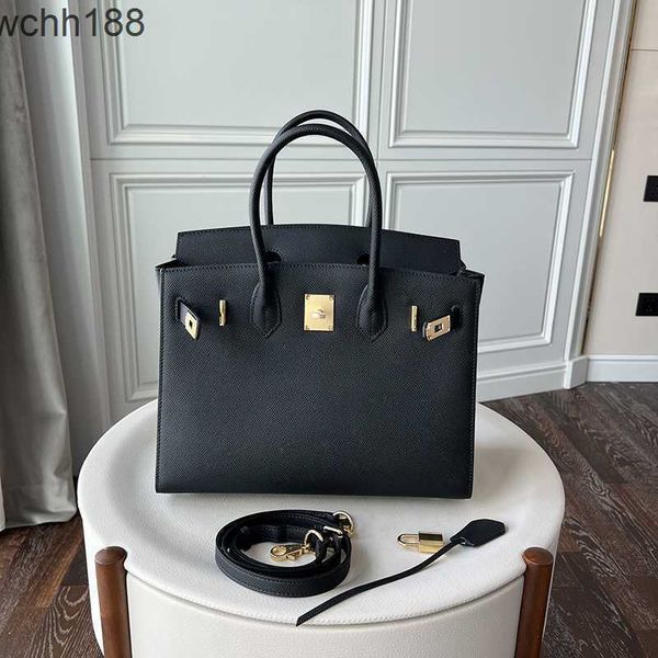 

palm 2023 style women bag birkins seam outer designer pattern gold bags button fashion handbag cowhide one shoulder xk74