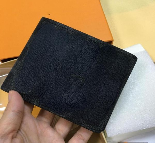 

2023 luxurys designers short wallets for men cardholder paris black plaid style mens wallet with box good quality6171873, Red;black