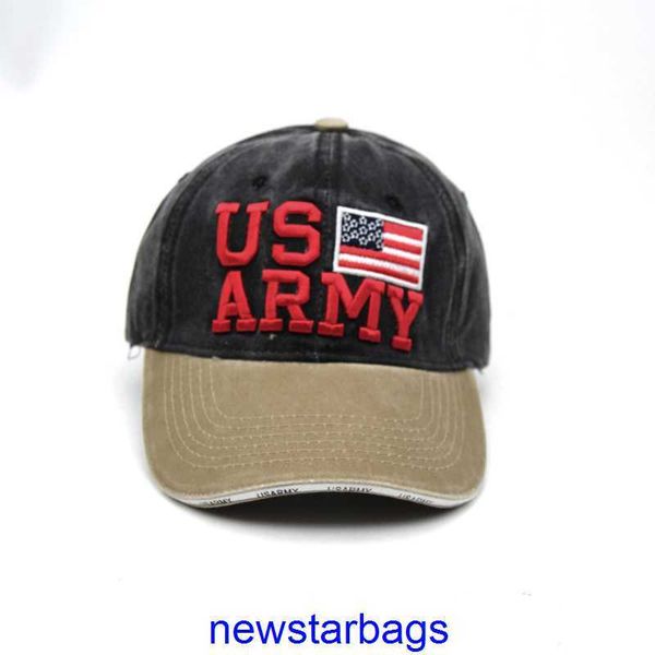 

factory outlet designer hats for sale hat usa american flag embroidery washed cotton baseball cap men and women sun visor, Blue;gray