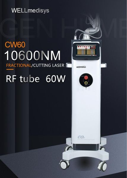 

original 1060nm co2 fractional laser skin resurfacing stretch marks skin scars removal remove vaginal tightening machine with coherent laser, Black