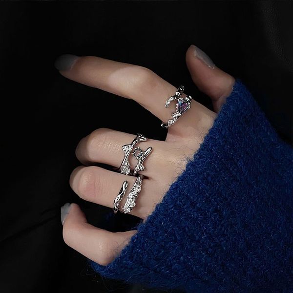 

stackable rings matching heart promise rings for couples i love you vintage engagement rings band sets for him and her stainless steel high, Silver