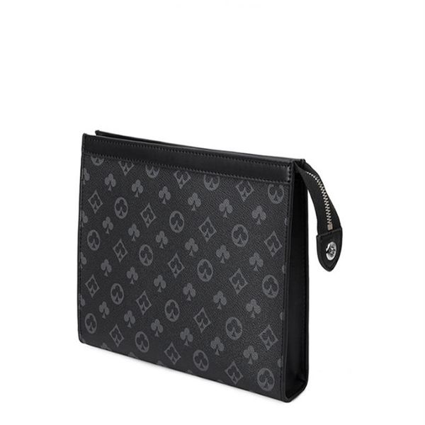

letter flower print coffee black lattice bags mens women zipper designer purses toiletry cosmetic bag pouch luxury travel clutch h337b