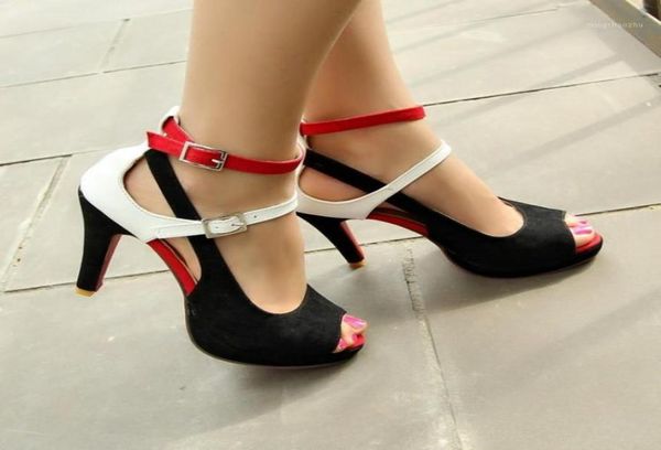 

sandals whole shoes woman fashion party high heels summer pumps ankle strap women039s big size7365928, Black