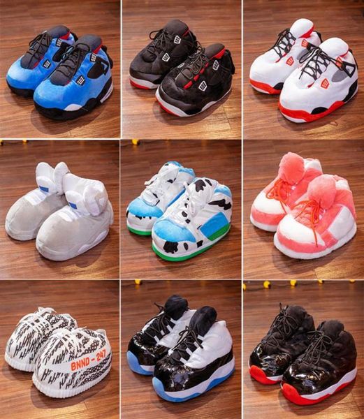 

discount home essentials warm casual slippers men women house indoor outdoor winter slides novelty slipper fashion soft antislip 6860050, Black