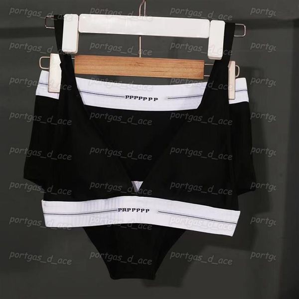 

split womens swimwear black padded beach bra briefs ins fashion bikinis set beach holiday bathing suit2220