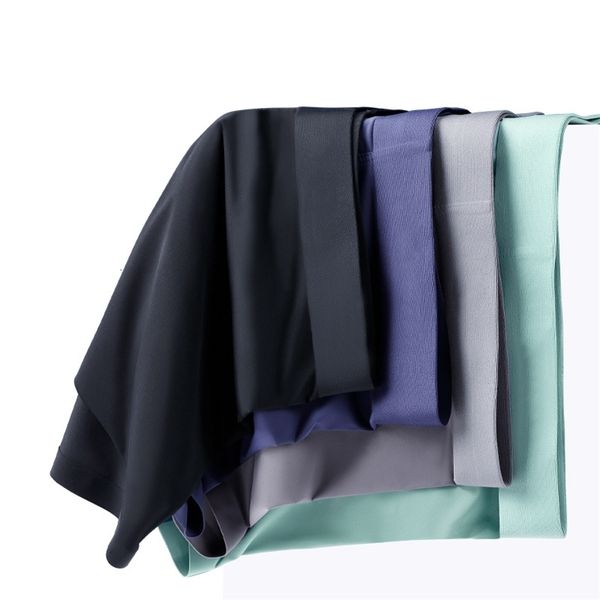 

underpants fashion 4pcs underwear men boxer seamless panties ice silk male shorts thin boxer soft underpants calzoncillo hombre 230420, Black;white