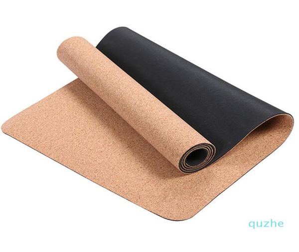 

tpecork yoga mats for fitness natural pilates gymnastics sport mats yoga exercise pads massage8571778