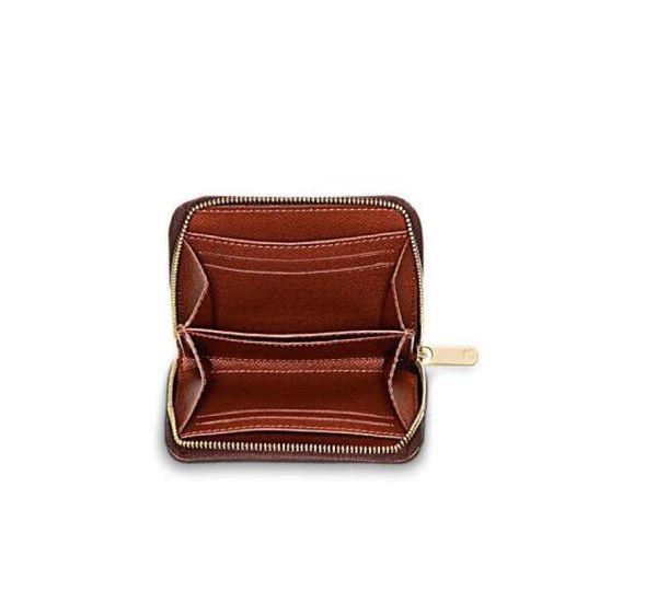 

brand fashion designer women pu short wallets clutch bag 4 colors small cute with orange box dust bag card5967597, Red;black