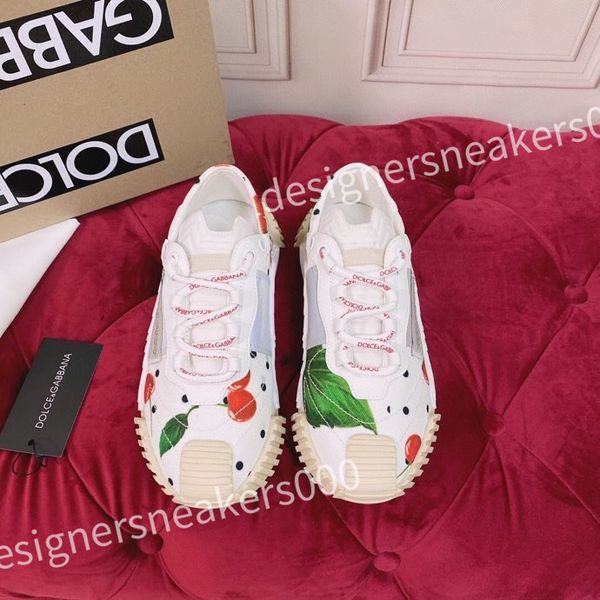 

2023 luxurys men designer shoes women leather high-sneakers low-platform trainers black white outdoor casual shoes, Red;white