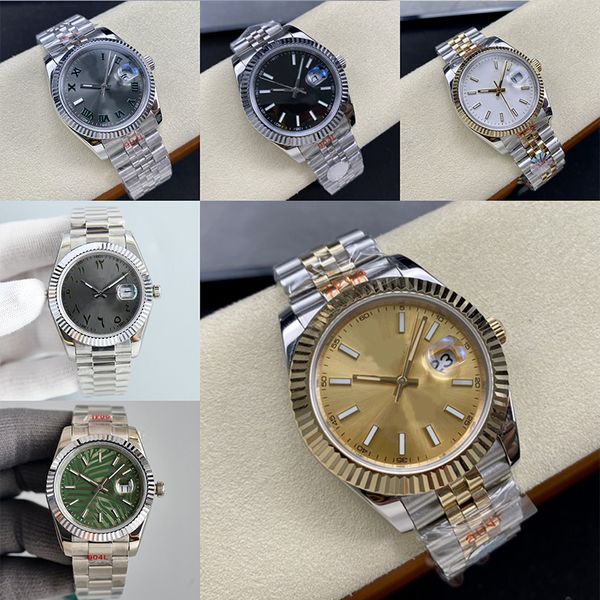 

Designer men's watch 41mm luxury women's automatic mechanical watch 36mm gold dial calendar stainless steel strap waterproof sapphire Montre de Luxe factory watch, 11