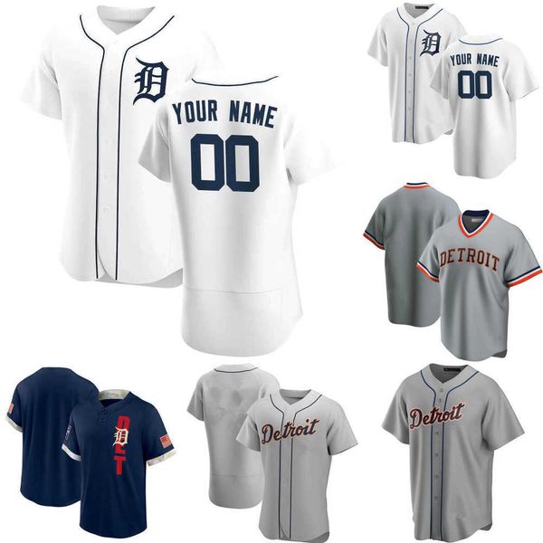 

2022 custom jersey mens women youth 24 miguel cabrera 23 kirk gibson 3 alan trammell 11 sparky anderson baseball jerseys white brown, Blue;black
