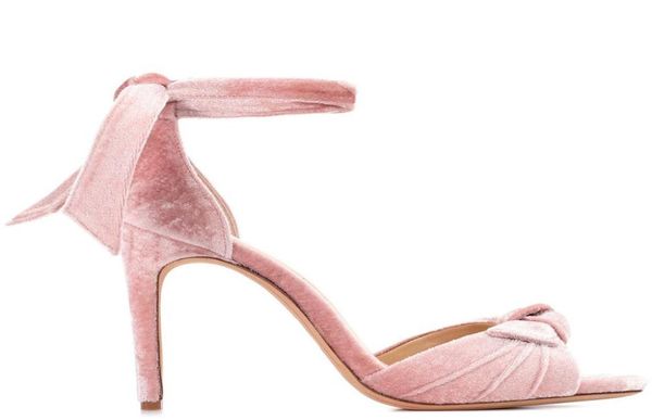 

new fashion shoes peep toes gladiator bow tie velvet women sandals ladies shoes high heel shoes zapatos feminino party women sanda6958720, Black