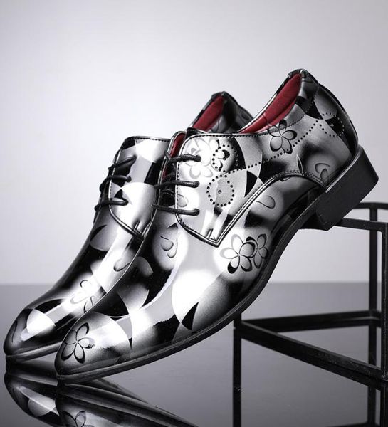 

patent leather shoes pointed designer shoes men evening dress gents shoes big size sapato masculino oxford chaussure classique hom4923290, Black