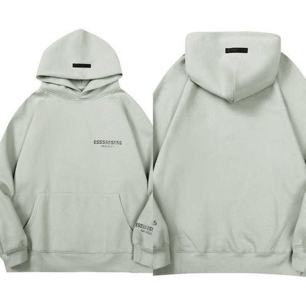 

men's classics luxury sweatshirts essss entials tracksuits letter hoodies men women sportswear hooded pant coat sweater pullover coupl, Gray